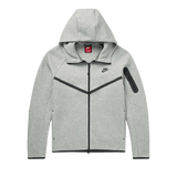 Nike Sportswear Tech Fleece Full Zip Hoodie Dark Grey Heather