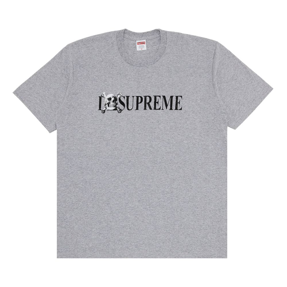 Supreme Skull Tee 'Heather Grey' FW25T48-HEATHER-GREY — Abbigliamento Supreme su LAB19