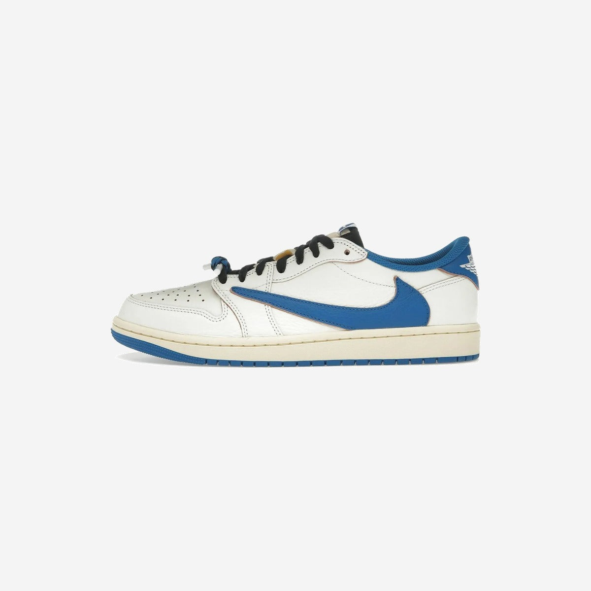Air Jordan 1 Retro Low OG SP Fragment x Travis Scott Sail Military Blue