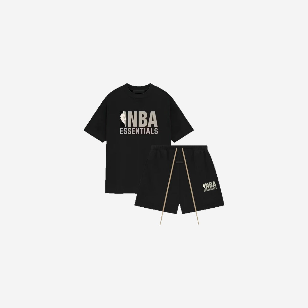 Fear of God Essentials NBA Black Grey Summer Set