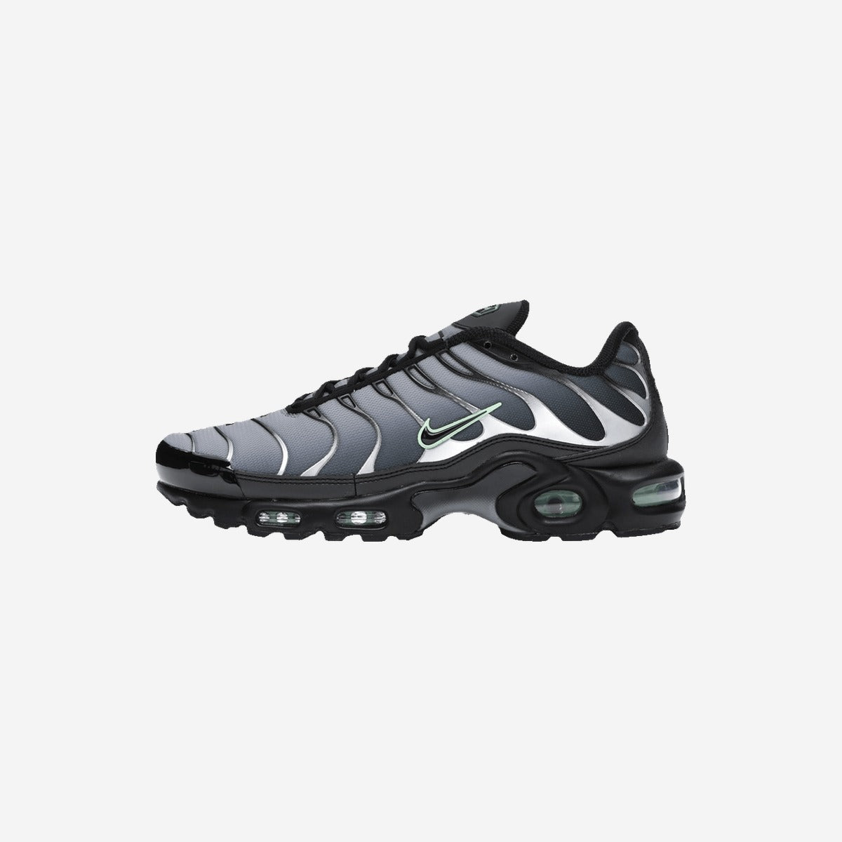 Nike Air Max Plus Black Particle Grey Vapour Green