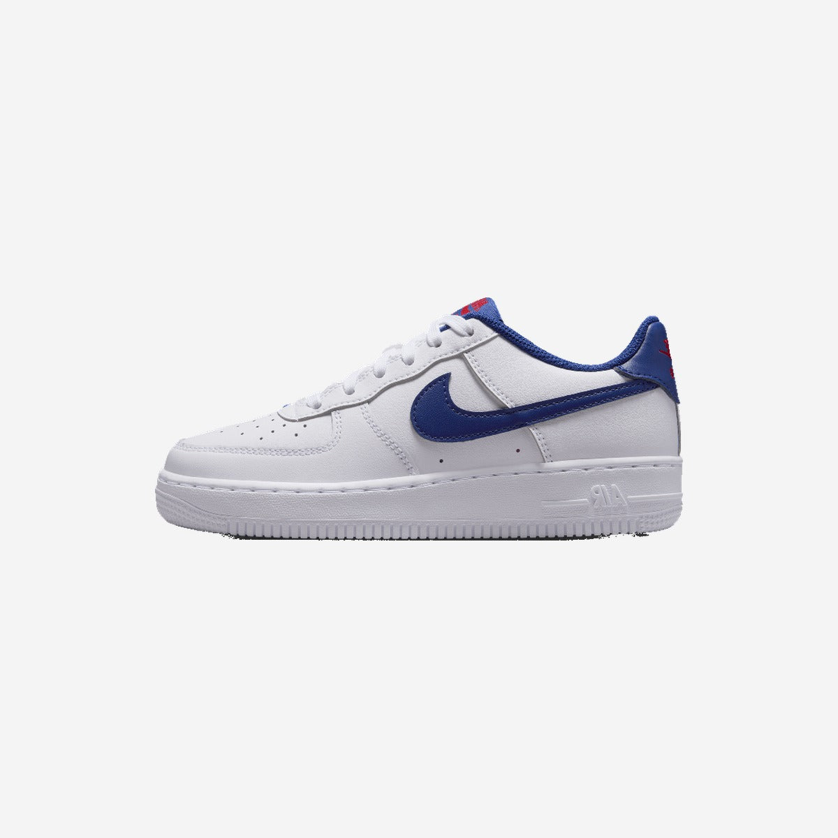 Nike Air Force 1 White Deep Royal Blue GS