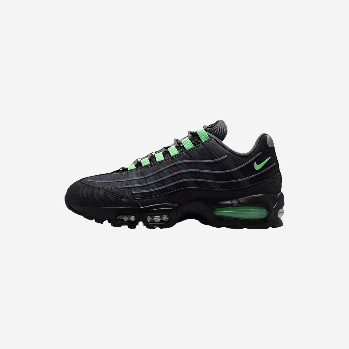 Nike Air Max 95 Big Bubble Iron Grey Illusion Green
