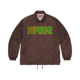 Supreme Spellout Coaches Jacket 'Brown'