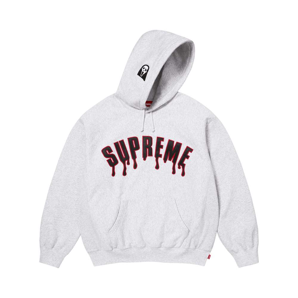 Supreme Ghostface Arc Hooded Sweatshirt 'Ash Grey' SS26SW96-ASH-GREY — Abbigliamento Supreme su LAB19