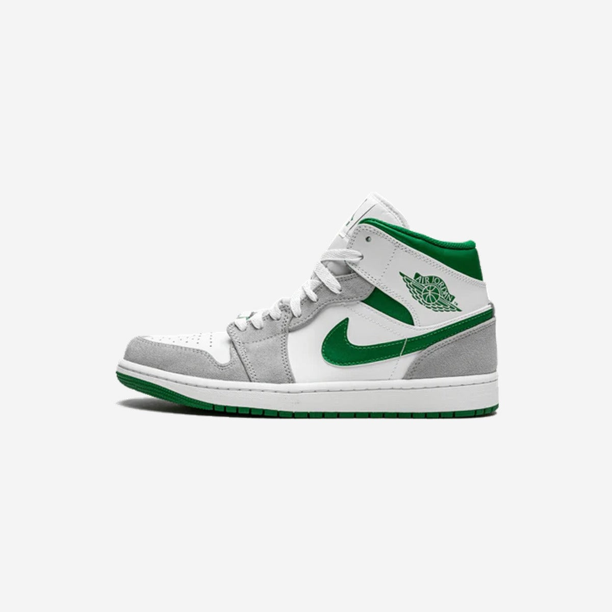 Air Jordan 1 Mid Grey Green
