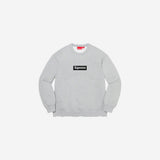 Supreme Box Logo Crewneck Heather Grey