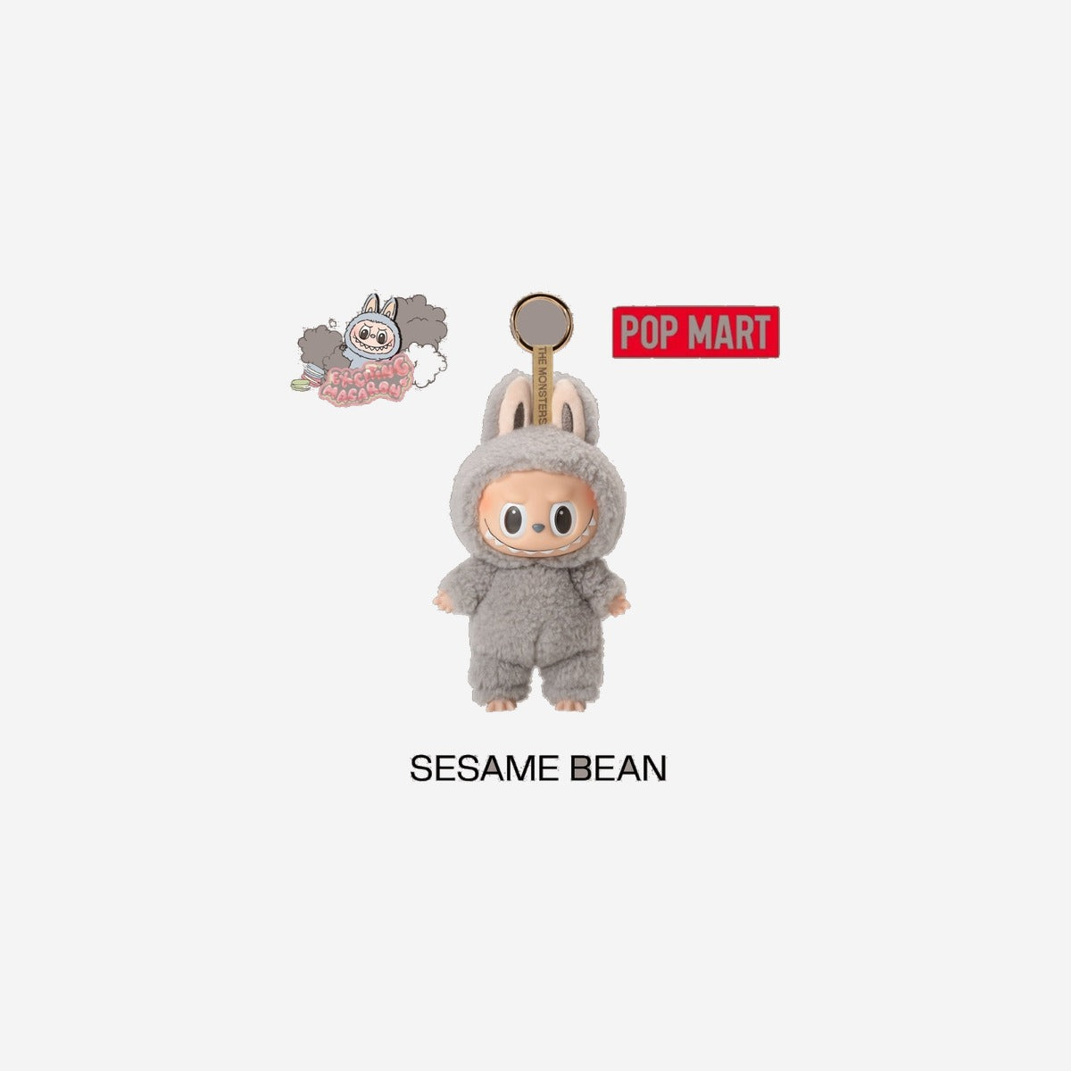 Pop Mart Labubu Exciting Macarons - SESAME BEAN