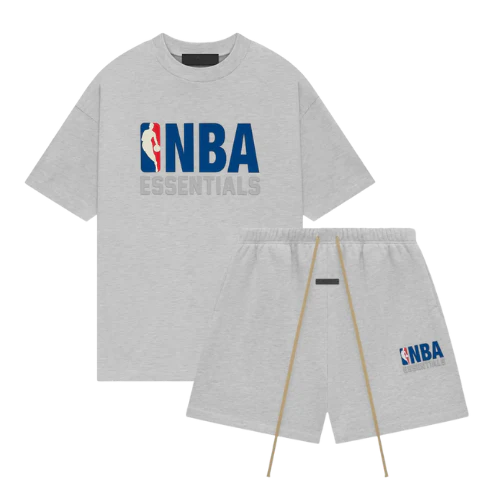 Fear of God Essentials NBA Light Heather Summer Set