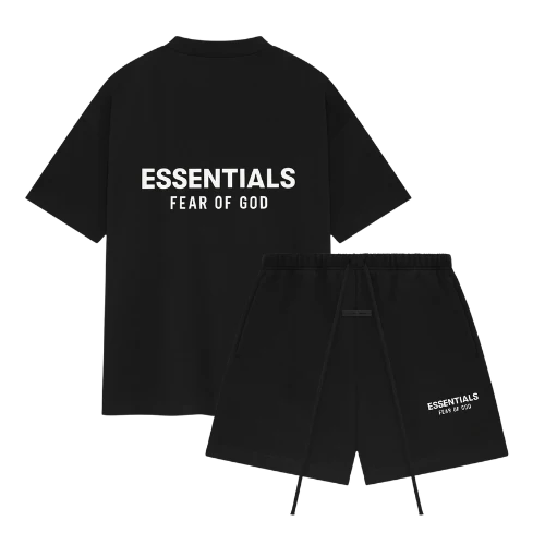 Fear of God Essentials SS25 Jet Black Summer Set