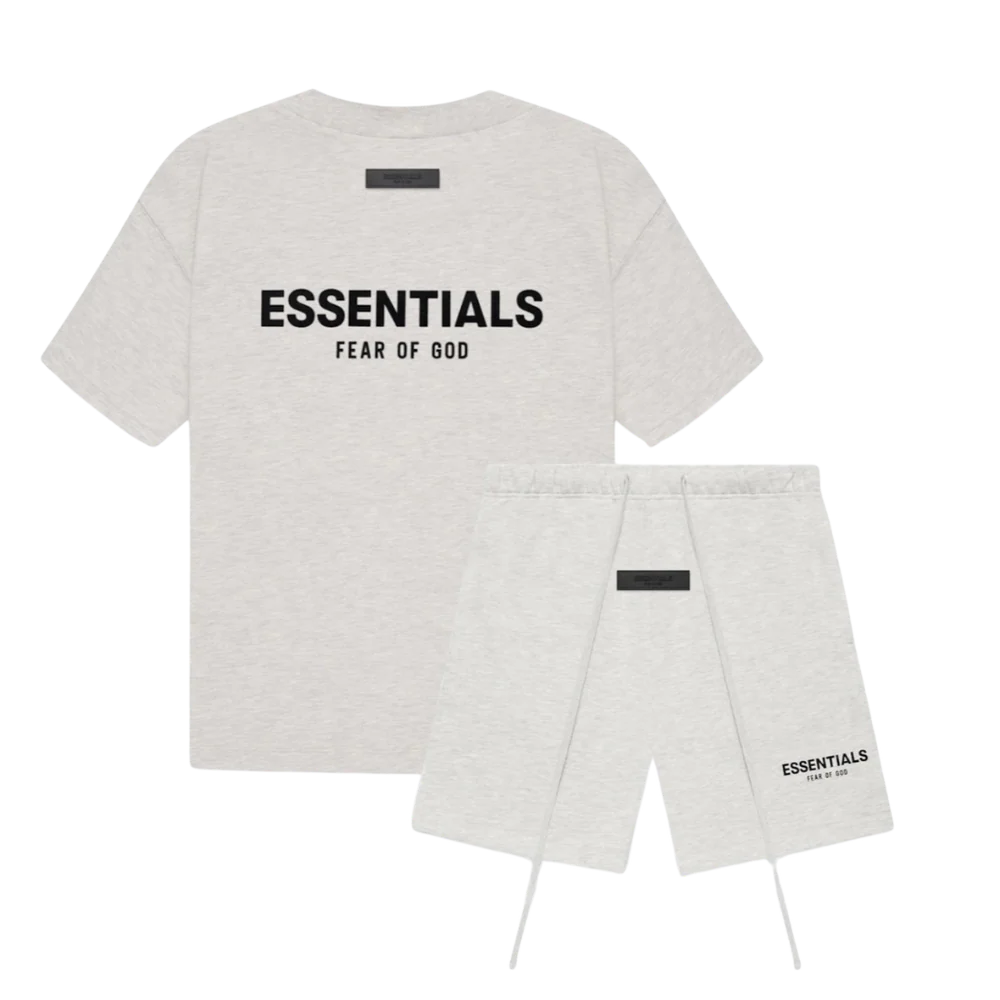 Fear of God Essentials Light Oatmeal Summer Set