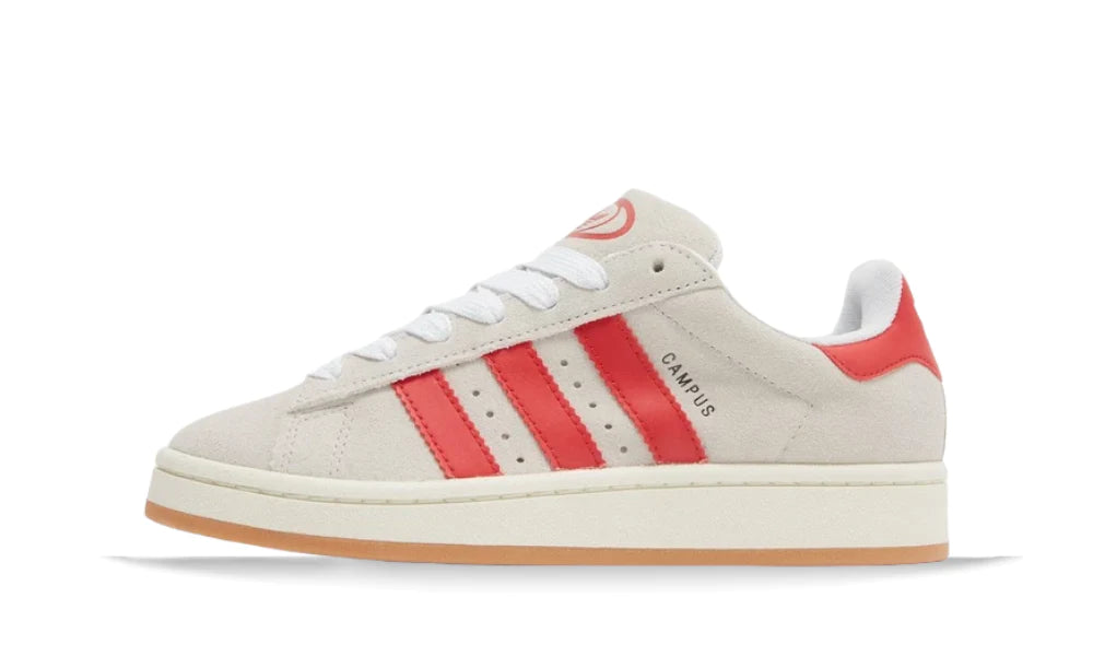 Adidas Campus 00s Crystal White Better Scarlet