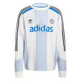 Adidas Blokecore Longsleeve Light Weight Pullover White Blue