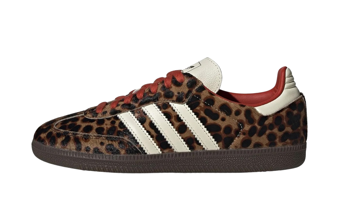 Adidas Samba OG Preloved Red Leopard
