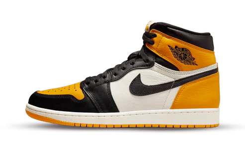 Air Jordan 1 High Taxi Yellow Toe
