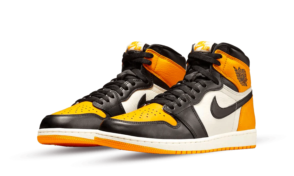 Air Jordan 1 High Taxi Yellow Toe