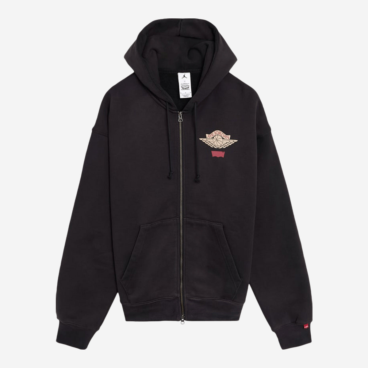 Air Jordan Nike Jordan x Levi's Full Zip Hoodie Black IM6734-010 — Abbigliamento Air Jordan su LAB19
