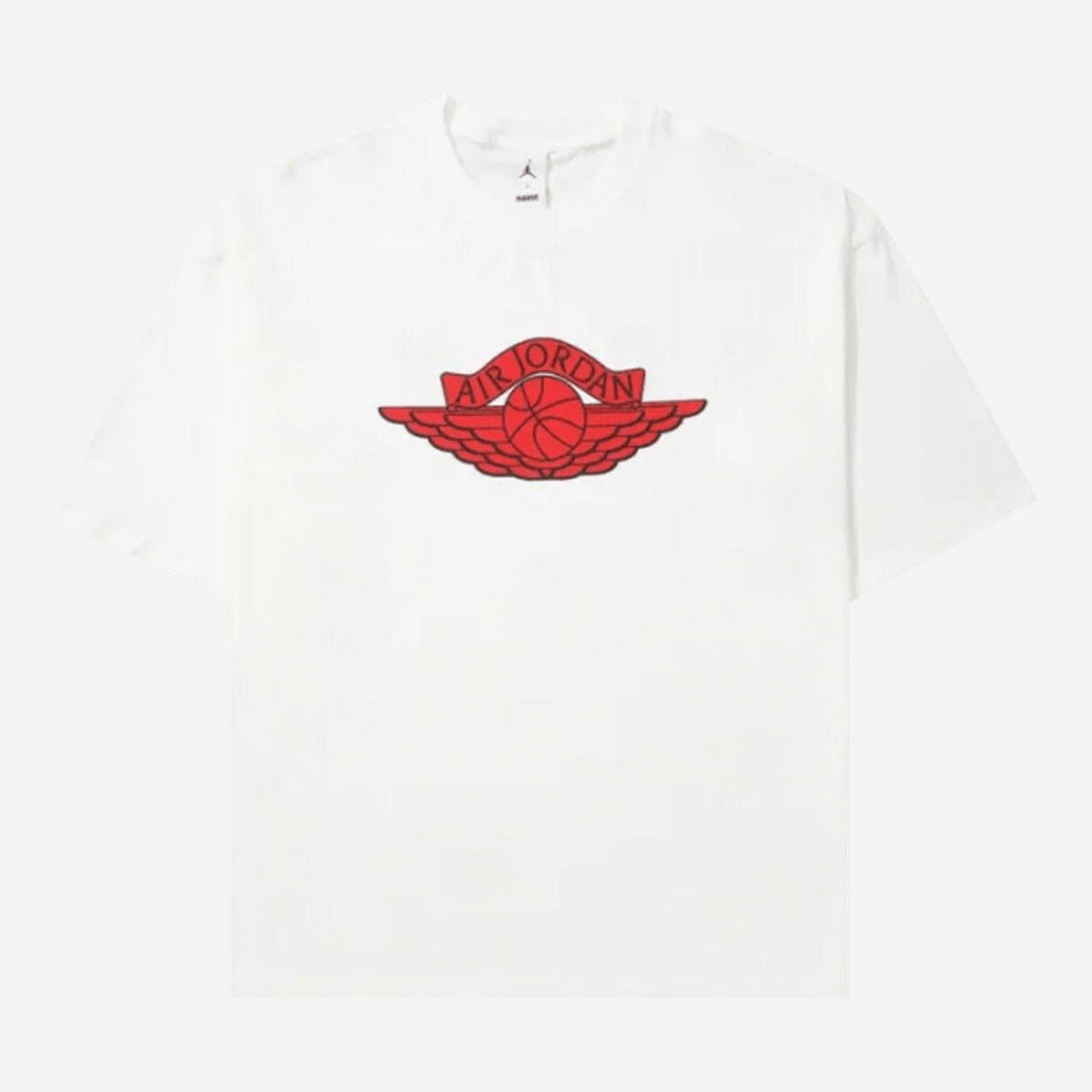 Air Jordan x Saint Mxxxxxx Short-Sleeve T-Shirt 'White/University Red/Black' FV4716-100 — Abbigliamento Air Jordan su LAB19