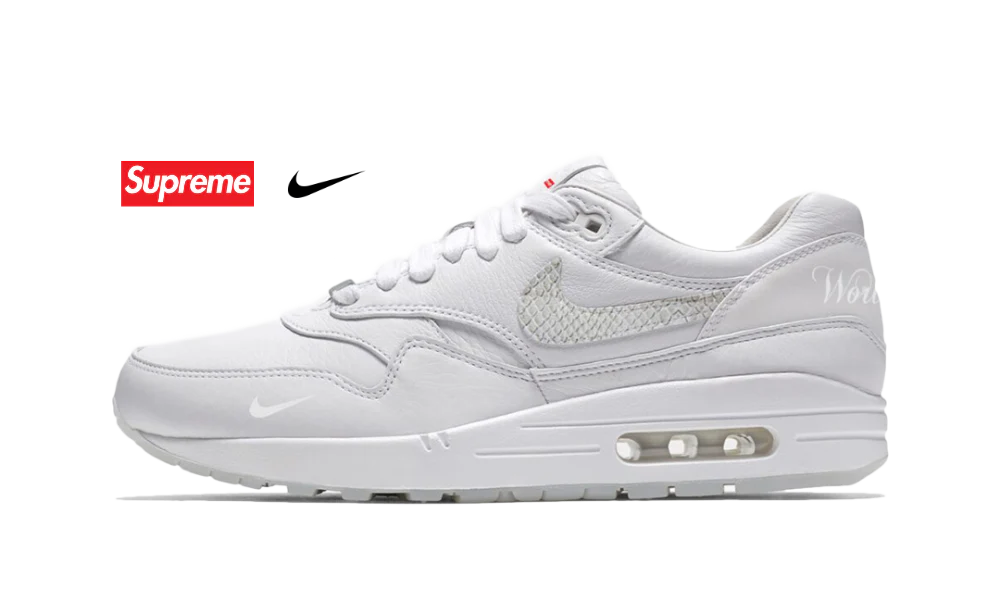 Nike Air Max 1 \&87 SP Supreme Triple White