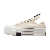 Converse DRKSHDW Chuck Taylor All Star DBL DRKSTAR Ox Rick Owens DRKSTAR Natural Ivory