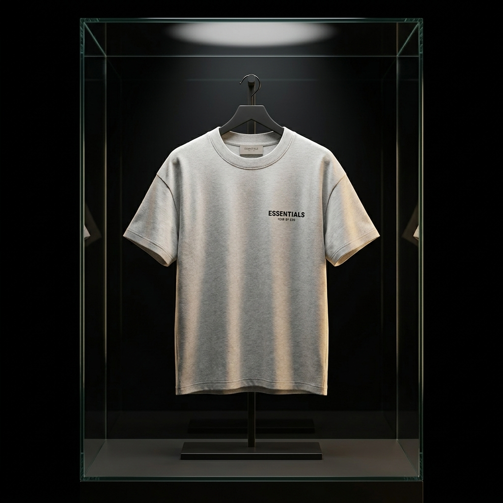 Fear of God Essentials Light Oatmeal T-shirt