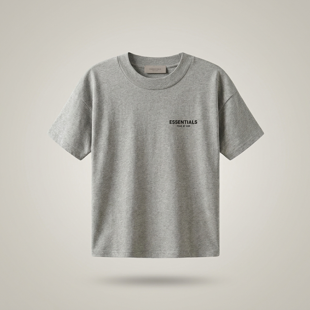 Fear of God Essentials Dark Oatmeal T-shirt