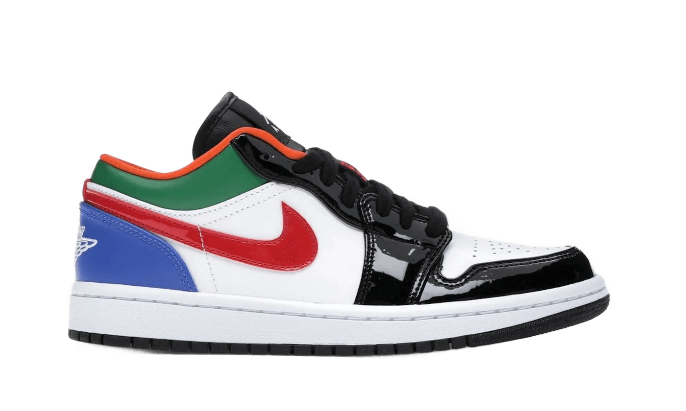 Air Jordan 1 Low Multi-Color Black Toe - CZ4776-101