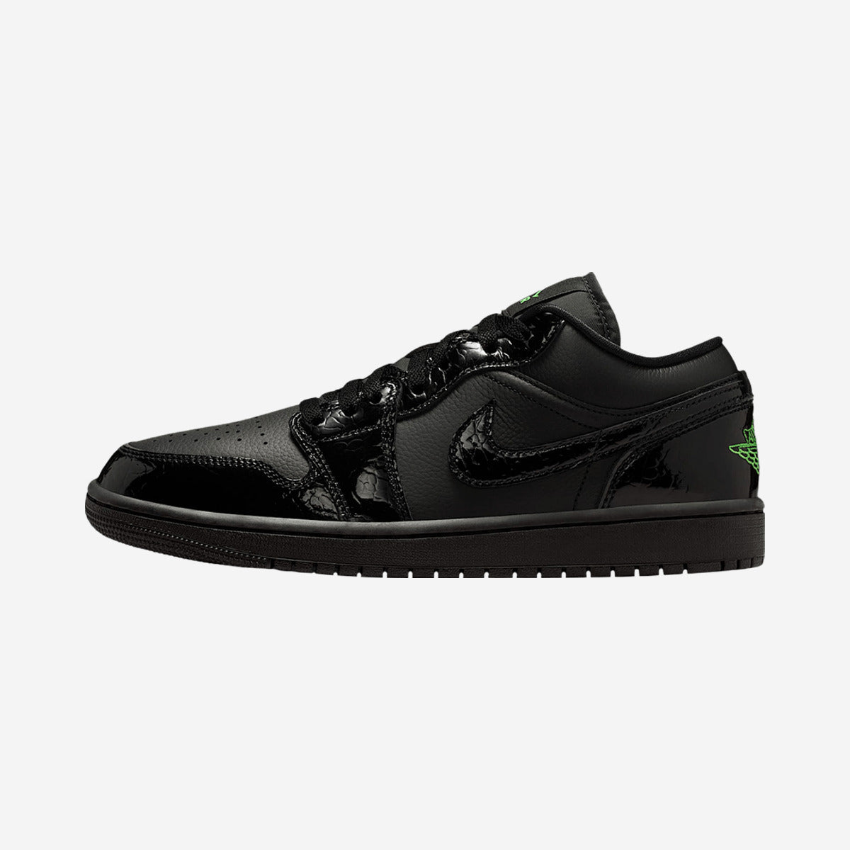Jordan 1 Low SE Black Croc Scream Green (Women's) IQ9701-010 — Sneakers Air Jordan su LAB19