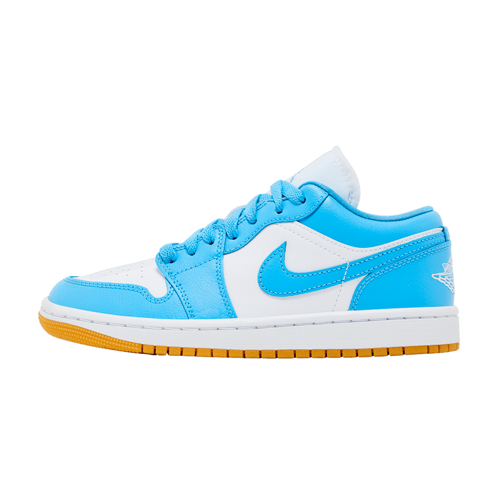 Jordan 1 Low White Gum Light Brown Dark Powder Blue (Women's) DC0774-104 — Sneakers Air Jordan su LAB19