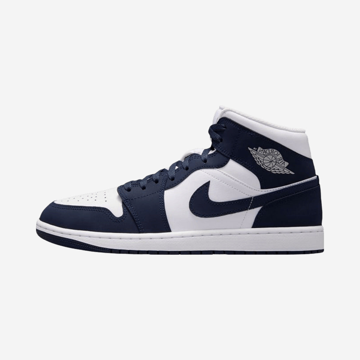 Jordan 1 Mid Obsidian White IV6046-400 — Sneakers Air Jordan su LAB19
