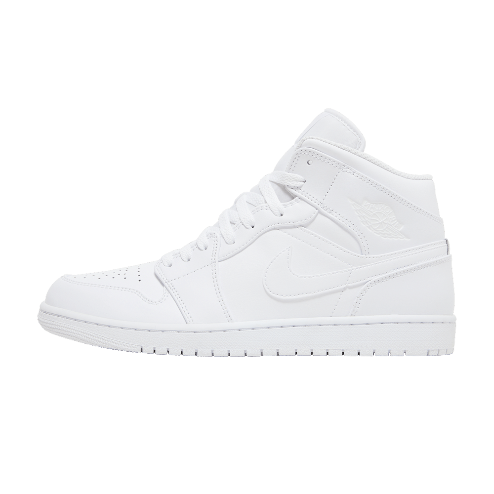 Jordan 1 Mid Triple White 554724-136 — Sneakers Air Jordan su LAB19