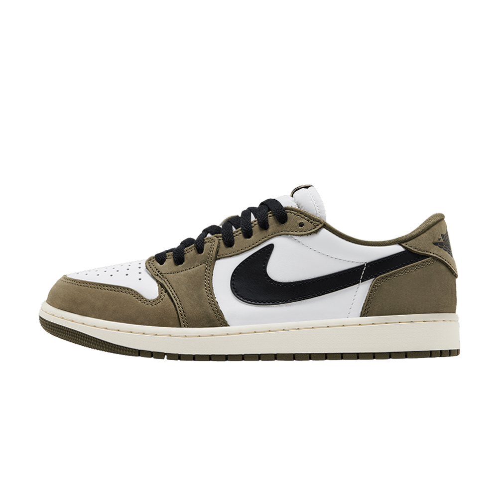 Jordan 1 Retro Low Medium Olive Summit White Sail Black HQ6998-200 — Sneakers Air Jordan su LAB19