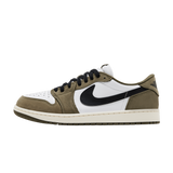 Jordan 1 Retro Low Medium Olive Summit White Sail Black