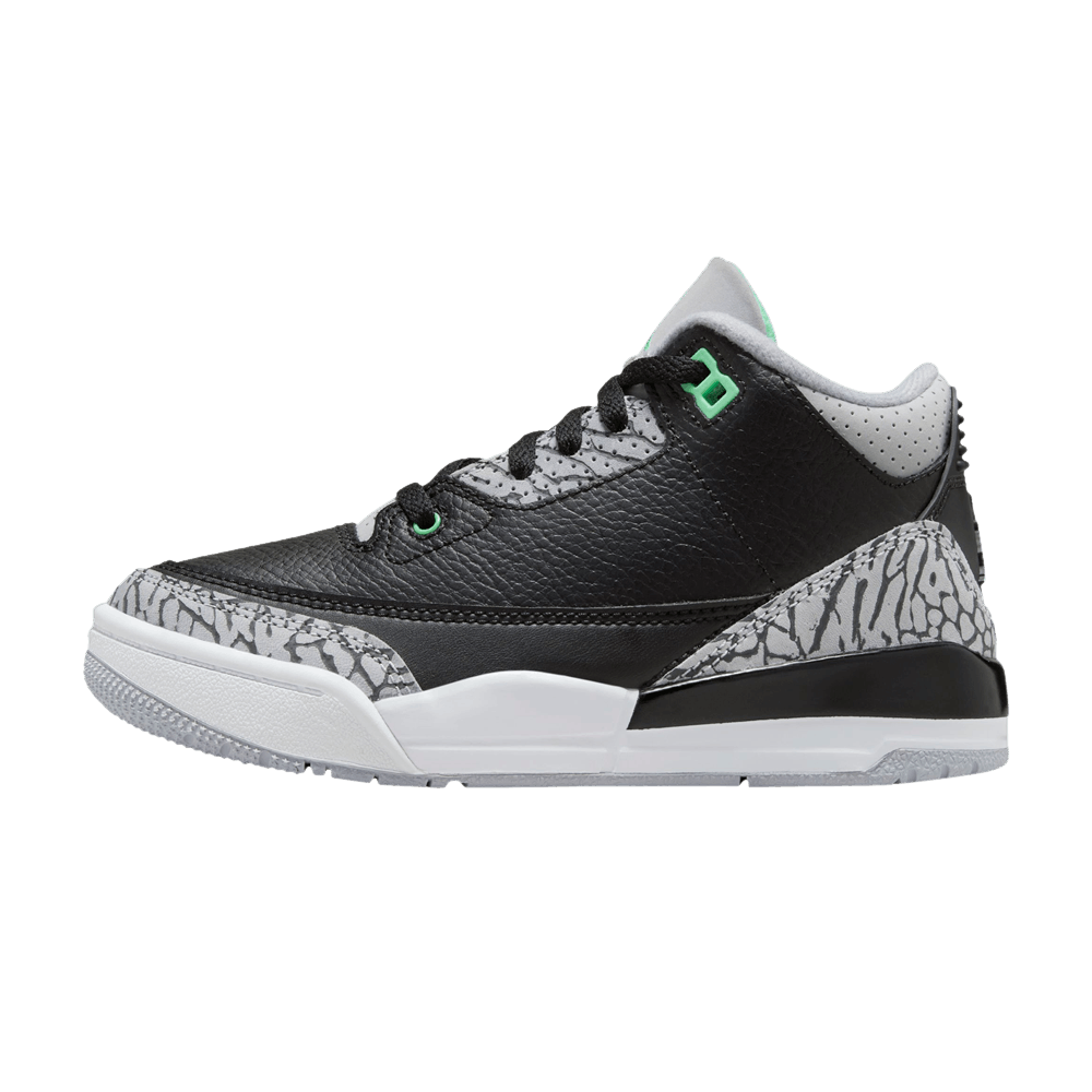 Jordan 3 Retro Green Glow (PS) DM0966-031 — Sneakers Air Jordan su LAB19