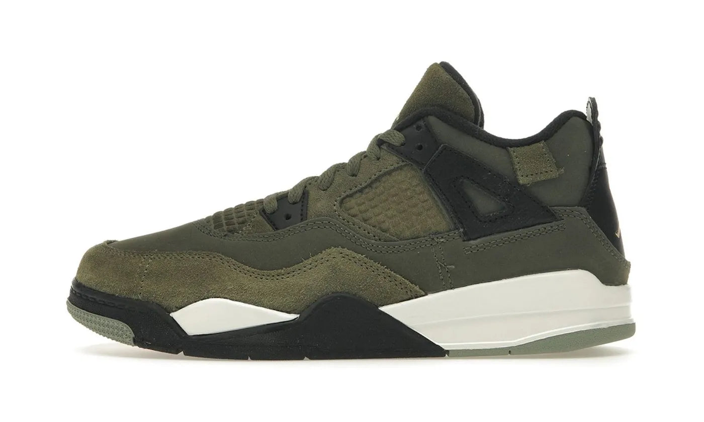 Air Jordan 4 Retro SE Craft Medium Olive (PS) - FB9929-200