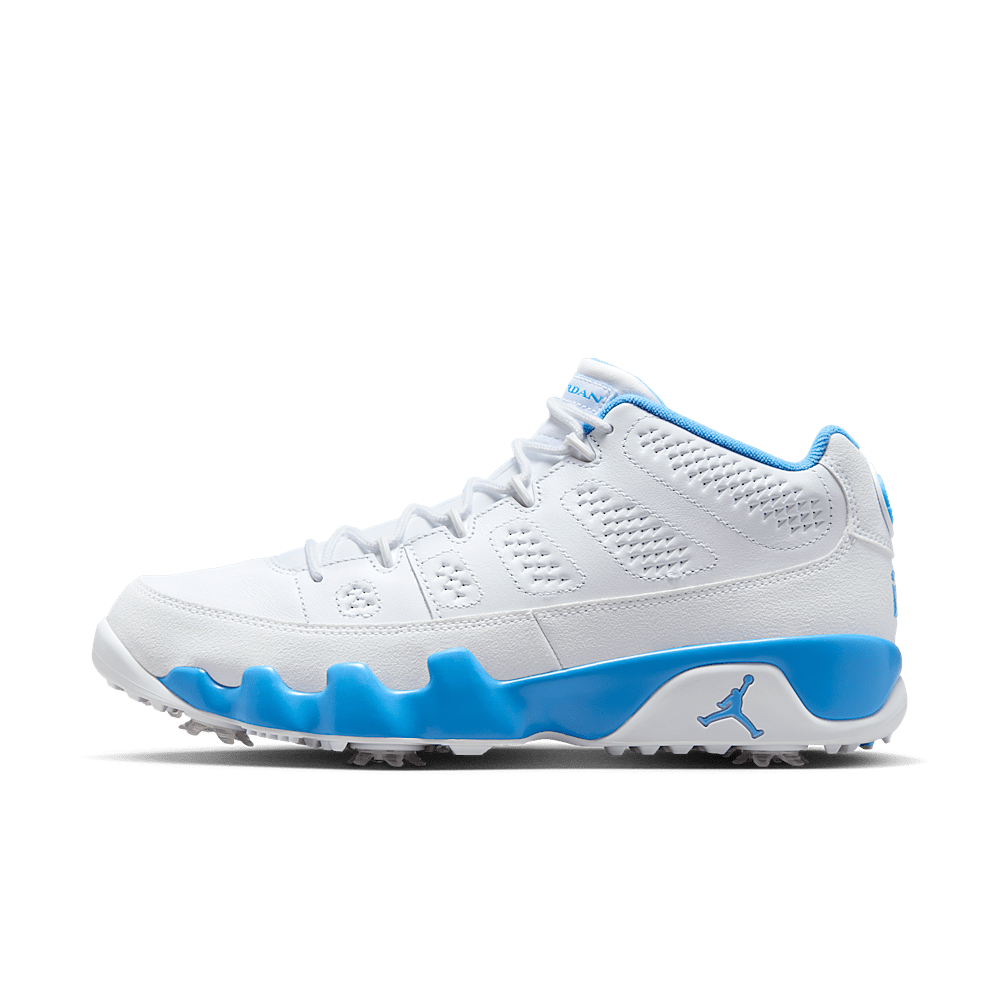 Jordan 9 Retro Low Golf White University Blue FJ5934-101 — Sneakers Air Jordan su LAB19