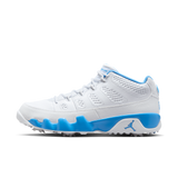 Jordan 9 Retro Low Golf White University Blue