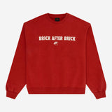 Jordan BIKE AIR x Nigel Sylvester Fleece Crewneck Sweatshirt Cinnabar Red