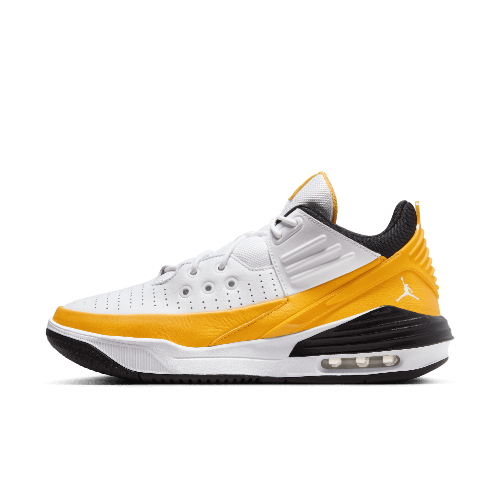 Jordan Max Aura 5 White Yellow Ochre DZ4353-701 — Sneakers Jordan su LAB19