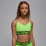 Jordan Sport Indy Women's Light Support Sports Bra Electric Green/Black/Electric Green