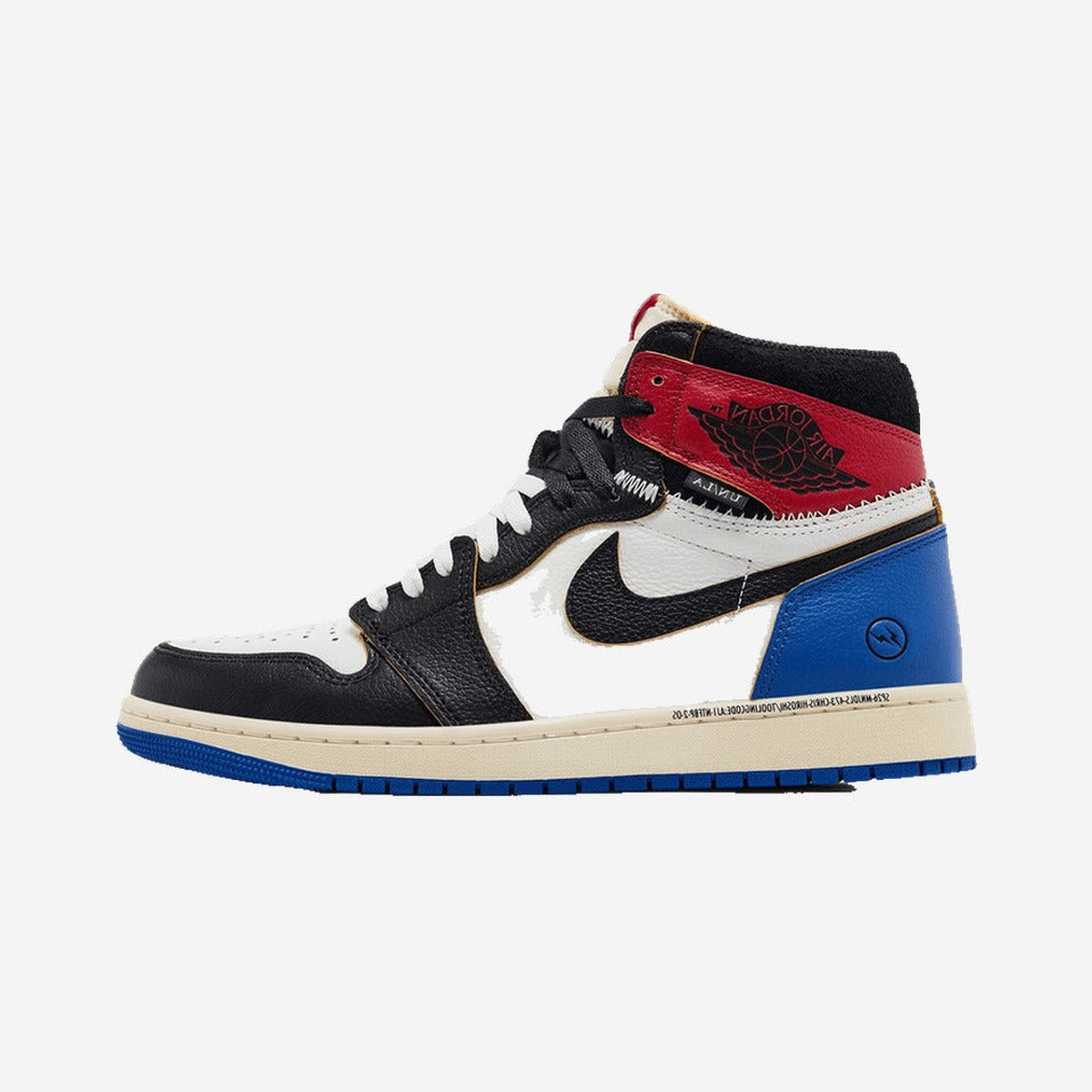 Air Jordan 1 Retro High OG SP Fragment x Union LA Varsity Red Sport Royal