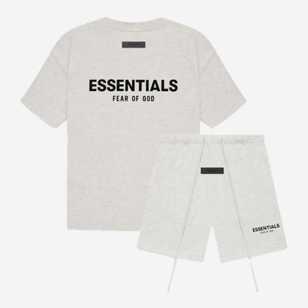Fear of God Essentials Light Oatmeal Summer Set