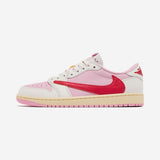 Air Jordan 1 Retro Low OG SP Travis Scott Sail Tropical Pink