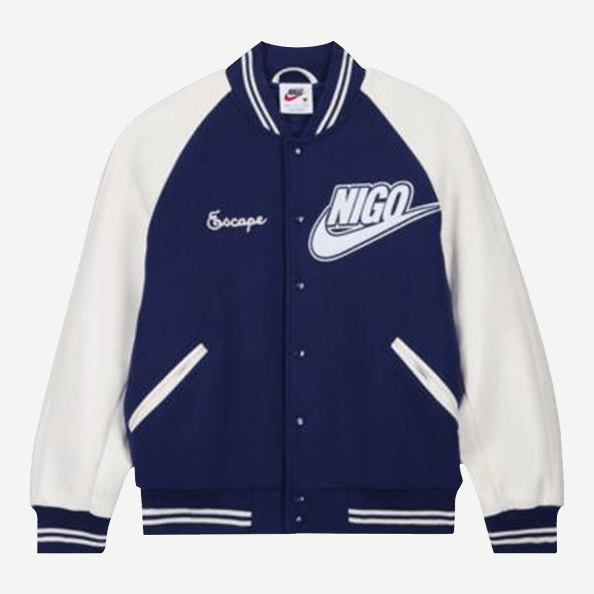 Nike x Nigo NRG Varsity Jacket Navy FV5670-492 — Abbigliamento Nike su LAB19