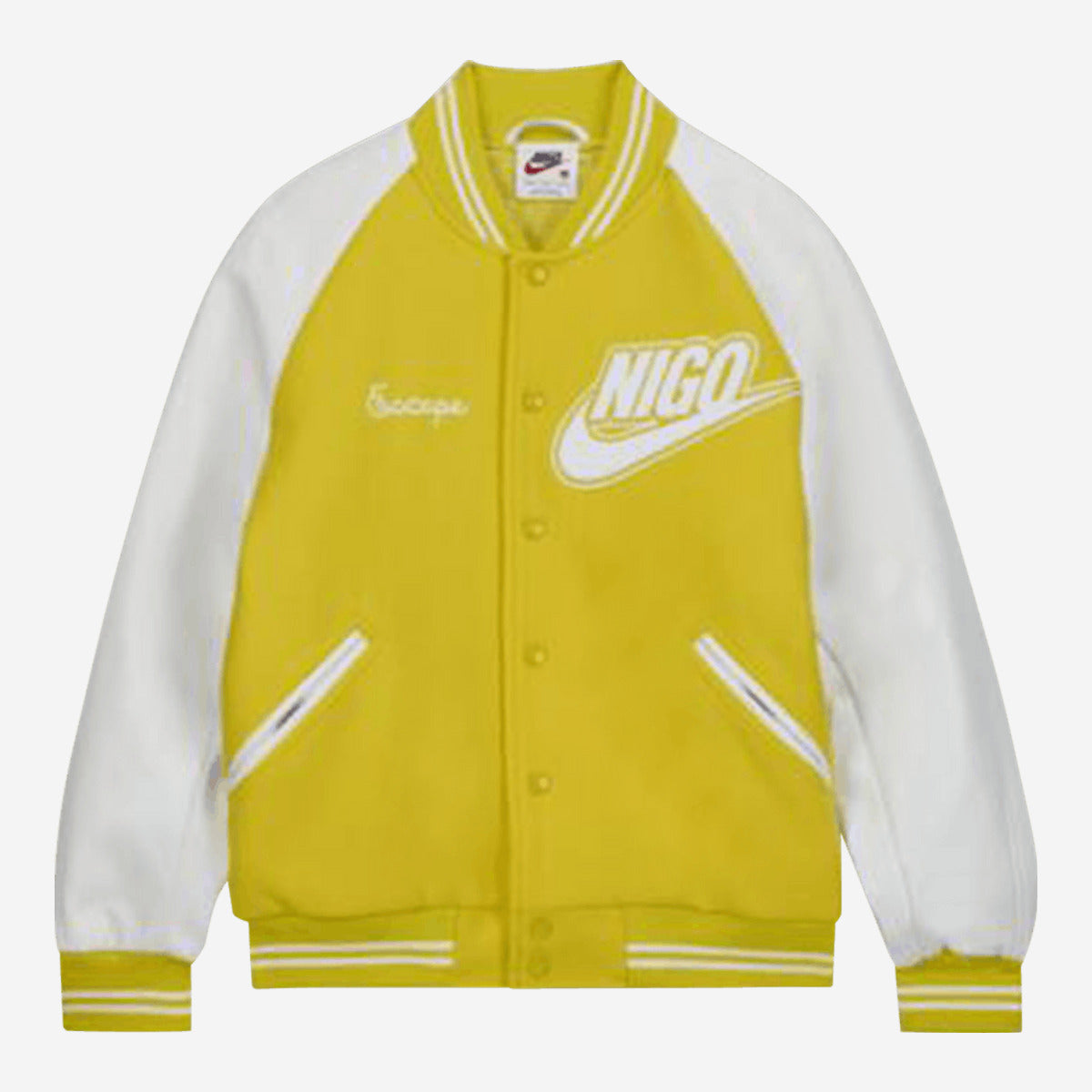 Nike x Nigo NRG Varsity Jacket Yellow FV5670-735 — Abbigliamento Nike su LAB19