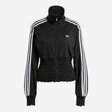 Adidas Smocked Firebird Track Top Black