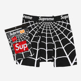 Supreme x Hanes Spider-Man Boxer Briefs (2 Pack) 'Black'