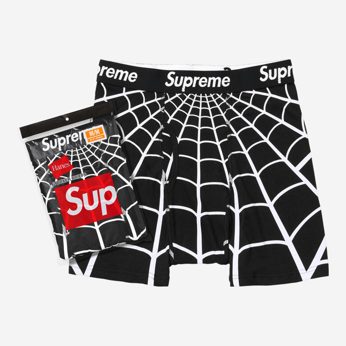 Supreme x Hanes Spider-Man Boxer Briefs (2 Pack) 'Black' SS26A66-BLACK — Abbigliamento Supreme su LAB19