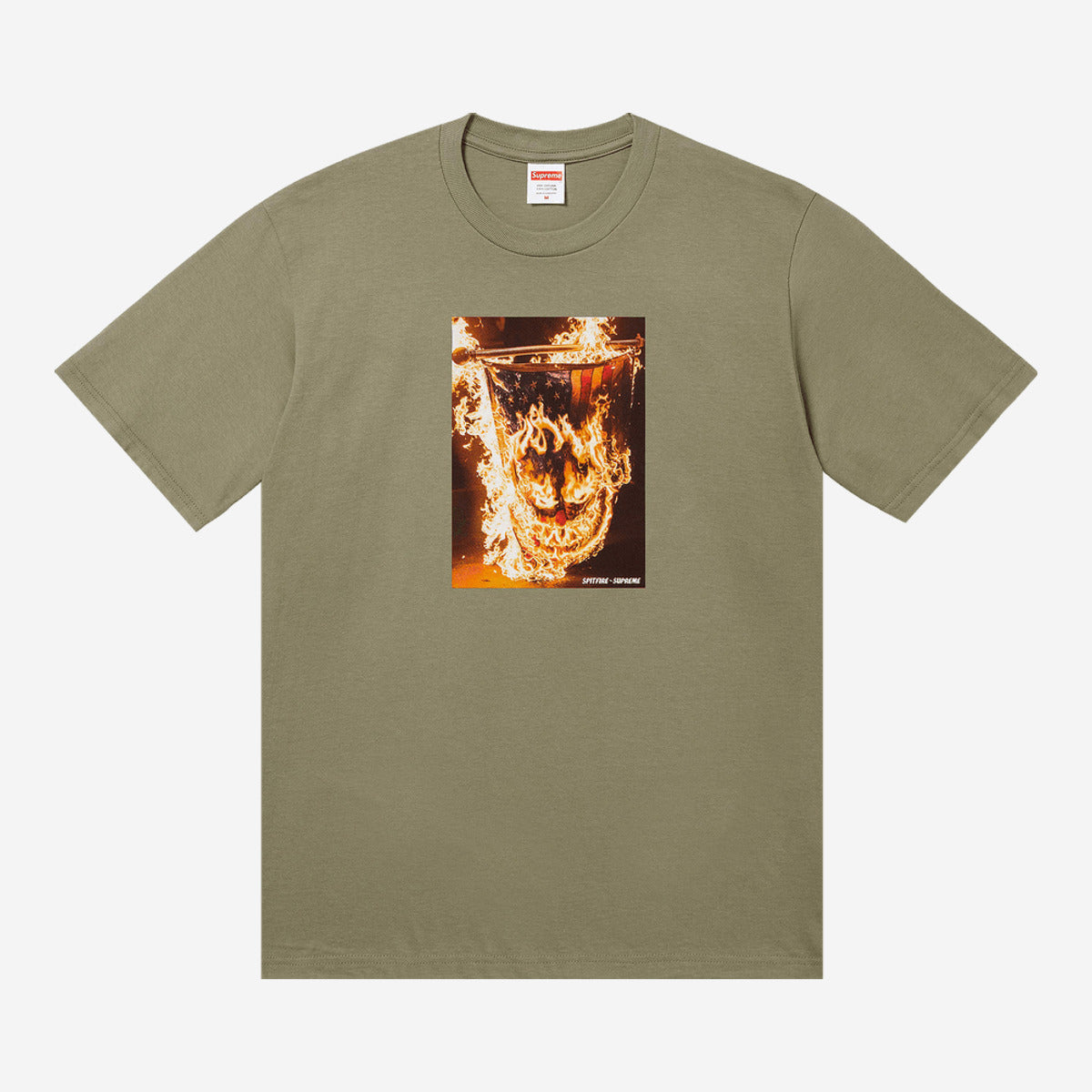 Supreme x Spitfire Flag Tee 'Light Olive' SS26T63-LIGHT-OLIVE — Abbigliamento Supreme su LAB19