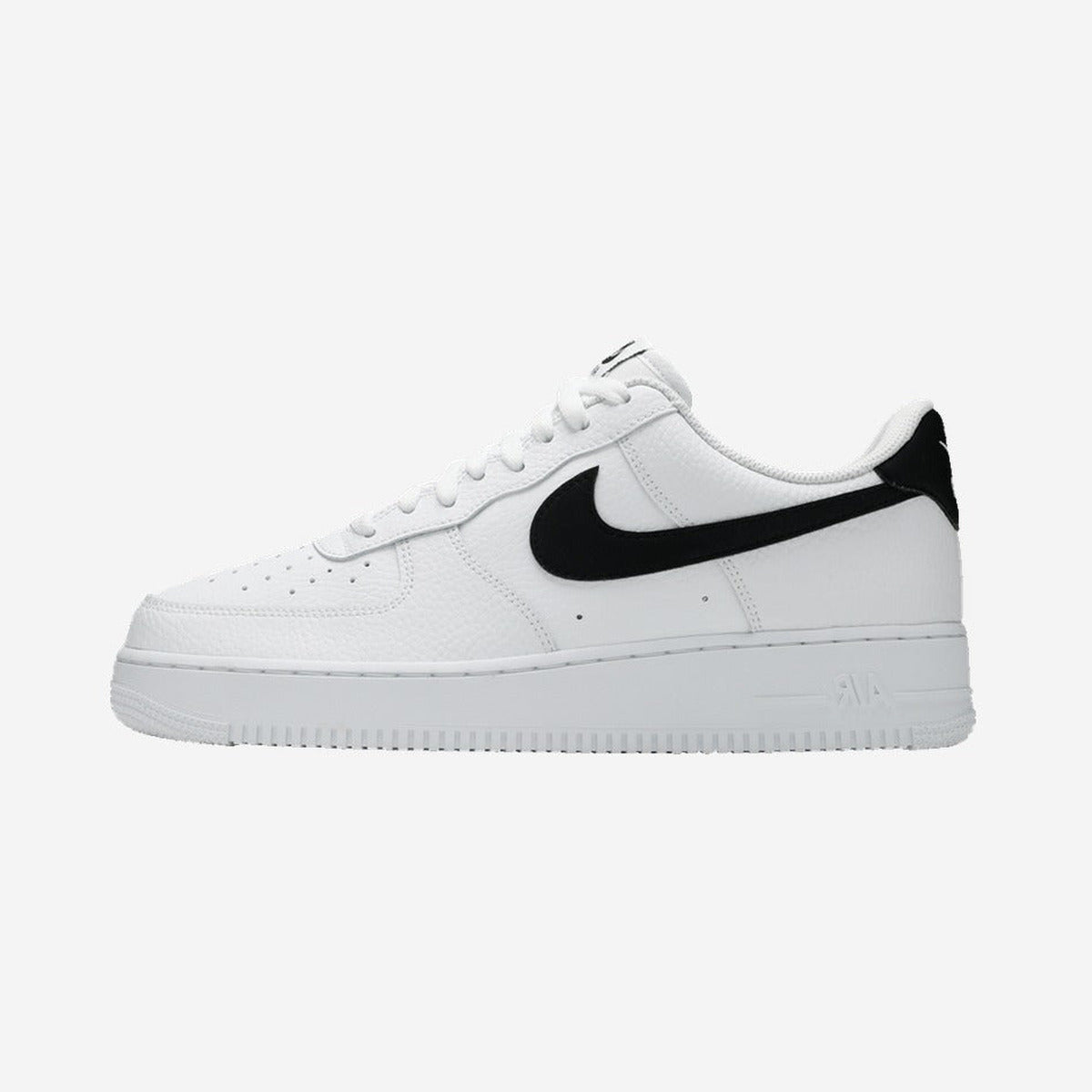 Nike Air Force 1 Low '07 White Black Pebbled Leather
